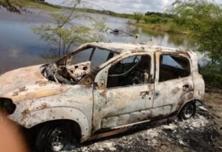 Carro de Sargento da PM que foi assassinado é encontrado queimado em Boqueirão