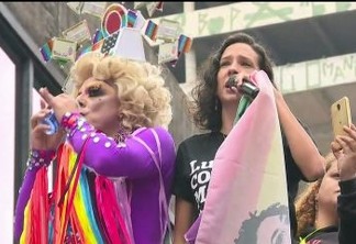 'Isso é ato de resistência', diz viúva de Marielle durante a Parada LGBT em SP