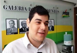 'USO INDEVIDO DO PARTIDO': MDB 'desliga' Dihêgo Amaranto após cargo na Prefeitura de João Pessoa; LEIA NOTA