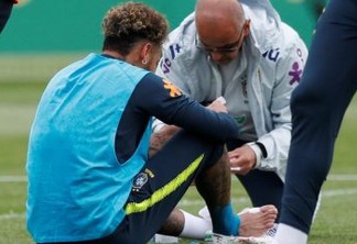 RECUPERADO? Pisão de Fernandinho em treino assustou Neymar e deixou seleção em alerta