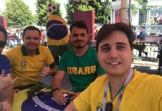 VEJA VÍDEO: Paraibanos são recebidos com festa, sob os gritos de 'Neymar, Neymar', na Rússia