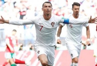 'ASTRO DA COPA': Portugal leva sufoco do Marrocos, mas é salvo por Cristiano Ronaldo e vence a 1ª na Copa