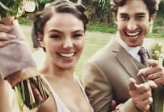 Isis Valverde compartilha com os fãs fotos do casamento com o modelo André Resende
