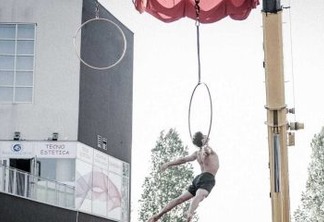 VEJA VÍDEO: Acrobata Paulista morre ao dar salto de 15 metros