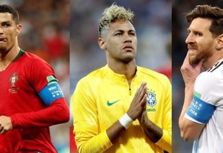Neymar, Messi e Cristiano Ronaldo: só um deles pode chegar à final, quem será ?