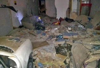 VEJA VÍDEO: Bandidos explodem cofre de posto de gasolina em Campina Grande