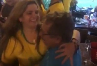 VEJA O VÍDEO: Zé Maranhão e Raíssa Lacerda caem no forró para comemorar vitória de 2 a 0 do Brasil sobre a Sérvia