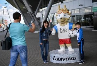Estátua de mascote da Copa de quase 2 metros é roubada na Rússia