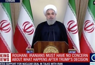 ‘Nunca mais ameace os EUA’, diz Donald Trump ao presidente do Irã