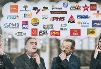 DISPUTA POR APOIOS: candidatos escondem lista de partidos e intensificam articulações por apoio nos bastidores