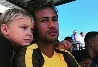 Neymar recebe mensagem emocionante do filho Davi Lucca antes do jogo