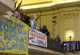 Câmara dos vereadores do Rio de Janeiro vota pedido de impeachment do prefeito Marcelo Crivella.