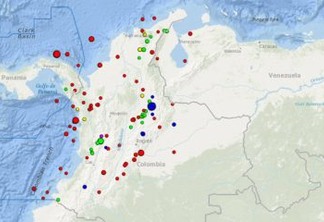 Terremoto de 6,1 graus atinge a Colômbia; não há registro de vítimas