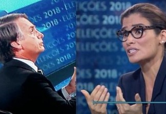 VEJA VÍDEO: 'Jamais aceitaria receber um salário menor do que o de um homem', diz Renata Vasconcellos a Bolsonaro