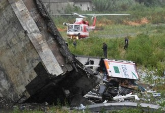 VEJA VÍDEO: Ponte cai e deixa mortos em Gênova, na Itália