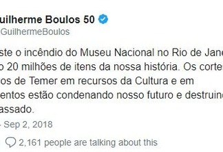 Candidatos a presidente repercutem incêndio no Museu Nacional, no Rio