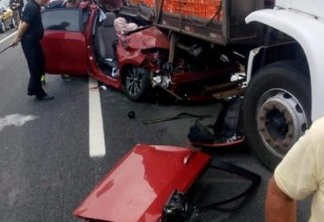 TRAGÉDIA:Presidente da Câmara Municipal de Sapé morre em acidente envolvendo caminhão de carga viva na BR-230