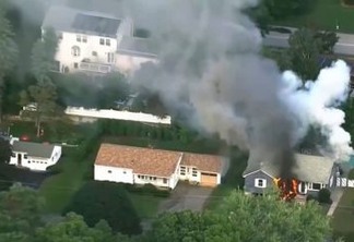 Dezenas de casas pegam fogo ao mesmo tempo em Massachusetts, nos EUA - VEJA FOTOS!