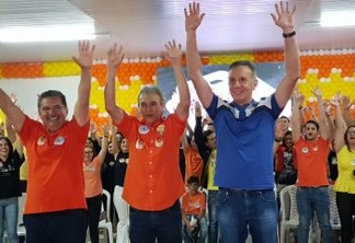 'Aguinaldo é meu grande líder político', diz prefeito Nobinho ao apresentar candidatos à população de Esperança