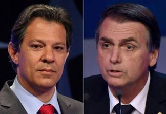 Bolsonaro oscila para baixo e marca 50% enquanto Haddad vê rejeição cair