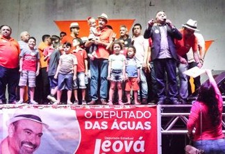 Militância e apoiadores do deputado Jeová Campos  realizam ato político em Mangabeira