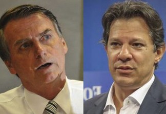 PESQUISA CRUSOÉ / PARANÁ PESQUISAS: Bolsonaro lidera com 34,9% e Haddad tem 21,8%