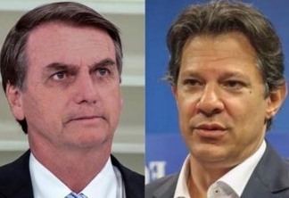 Diferença de Bolsonaro sobre Haddad cai consideravelmente em João Pessoa e Campina Grande neste 2º turno