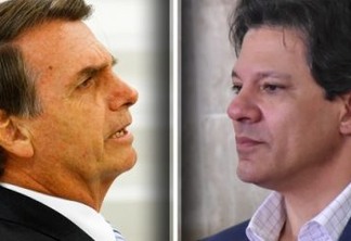 PESQUISA IBOPE: Cai a diferença entre Jair Bolsonaro e Fernando Haddad na disputa presidencial