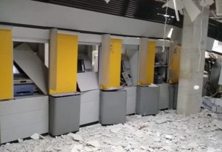 VEJA VÍDEO: quadrilha explode agência bancária no Sertão paraibano