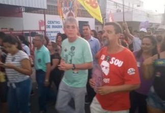 Ricardo Coutinho participa de ato pró-Haddad em João Pessoa