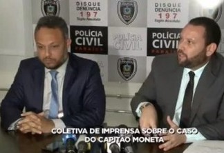 Polícia conclui que arma que matou capitão Moneta é do diretor da Acadepol - VEJA VÍDEO