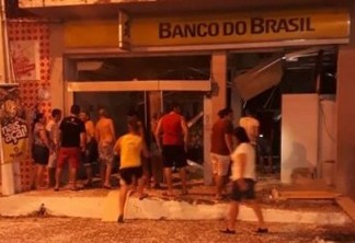VEJA VÍDEO: quadrilha explode duas agências bancárias no sertão da Paraíba - VEJA VÍDEO