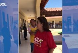 VEJA VÍDEO: Imagens registram PM pedindo para eleitora tirar camisa escrita Lula; MPF apura