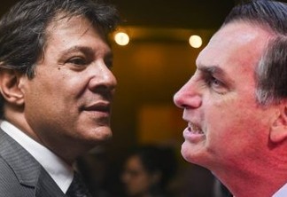 VAI TER 2º TURNO: Haddad e Bolsonaro se enfrentam novamente no próximo dia 28