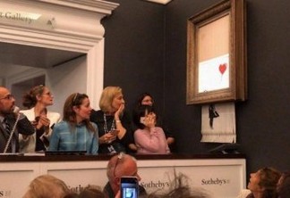 Obra de Banksy se autodestrói após ser vendida por 1 milhão de libras - VEJA VÍDEO!