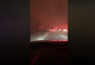 Pai canta para acalmar filha enquanto dirige em incêndio na Califórnia e Viraliza na internet