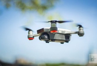 Drone é visto sobrevoando as proximidades do PB1 e policiais agem