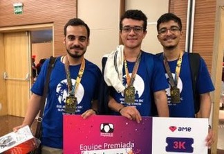 Paraibanos conquistam medalha de ouro em maratona nacional de programação