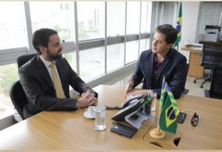 Veneziano é recebido pelo Ministro das Cidades em Brasília e discute demandas da Paraíba