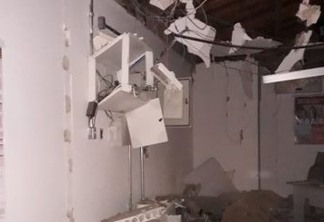 AÇÃO CRIMINOSA: bandidos explodem caixa eletrônico do Bradesco na região de Uiraúna