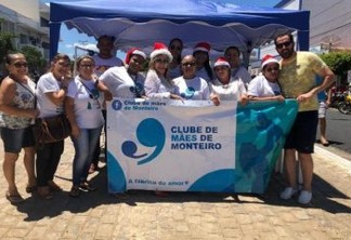 Com a participação de Edna Henrique, Clube de Mães de Monteiro arrecada alimentos e lança campanha de Natal