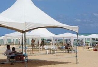Sedurb cadastra famílias interessadas em instalar tendas na praia durante o Réveillon
