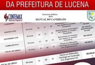 Crea-PB pede impugnação de edital de concurso em Lucena: 'A prefeitura está descumprindo a legislação'
