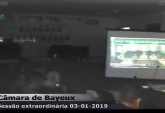 AO VIVO: Câmara de Bayeux julga processo de cassação de Berg Lima