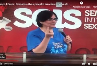 “Sexo entre mulher com mulher é aberração”, diz Damares Alves em clínica de “cura gay"