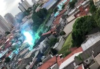 Vídeo mostra explosão e fogo em rede elétrica na zona de sul de SP