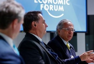 Em Davos, Bolsonaro e Paulo Guedes apontam nome de João Dória como opção para governar o Brasil no futuro