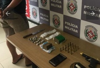 Homem é preso suspeito de tráfico de drogas em João Pessoa