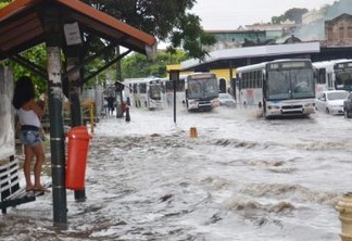 Chove mais de 70 mm em João Pessoa nas últimas 48h, diz Defesa Civil