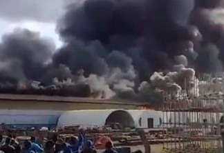 Incêndio atinge galpão da usina de Belo Monte - VEJA VÍDEO
